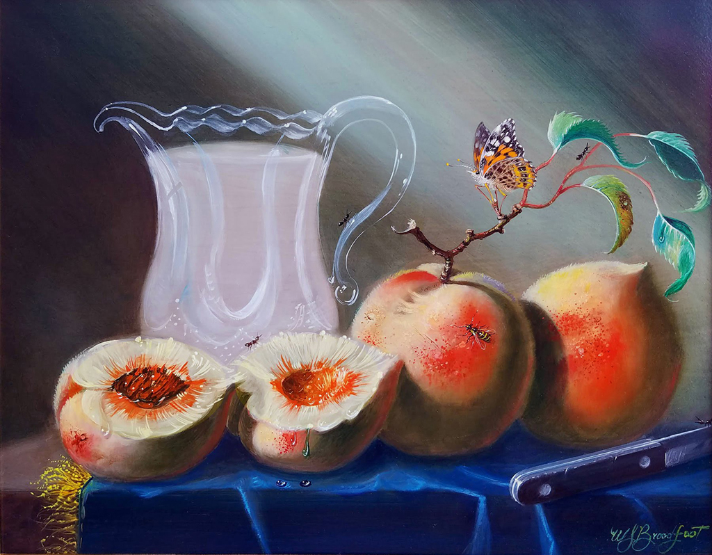 W. Scott Broadfoot | Peaches And Cream | Oil | 14x18 | Sold