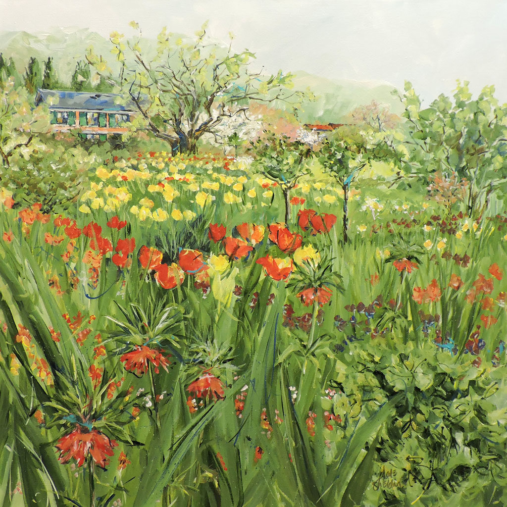 Dale Sheldon | Garden in Giverny | 24x24 | $800