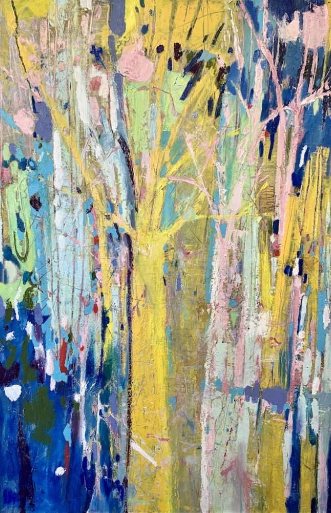 Eileen Olson | Garden Trees | 24x36 | $1800