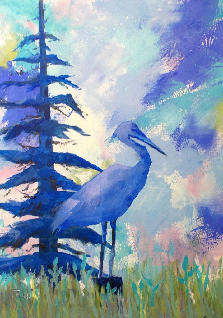 Joyce Condry | Great Blue Heron II | 24x18 | $575