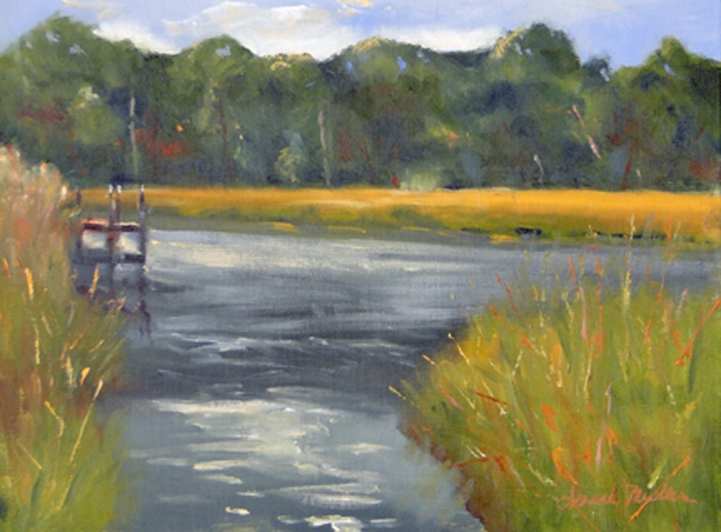Jeanne Mueller | Sussex Waterway | 9x12 | $250