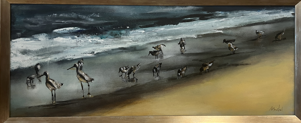 Michelle Marshall | Lunch on the Beach | 18x42 | $800