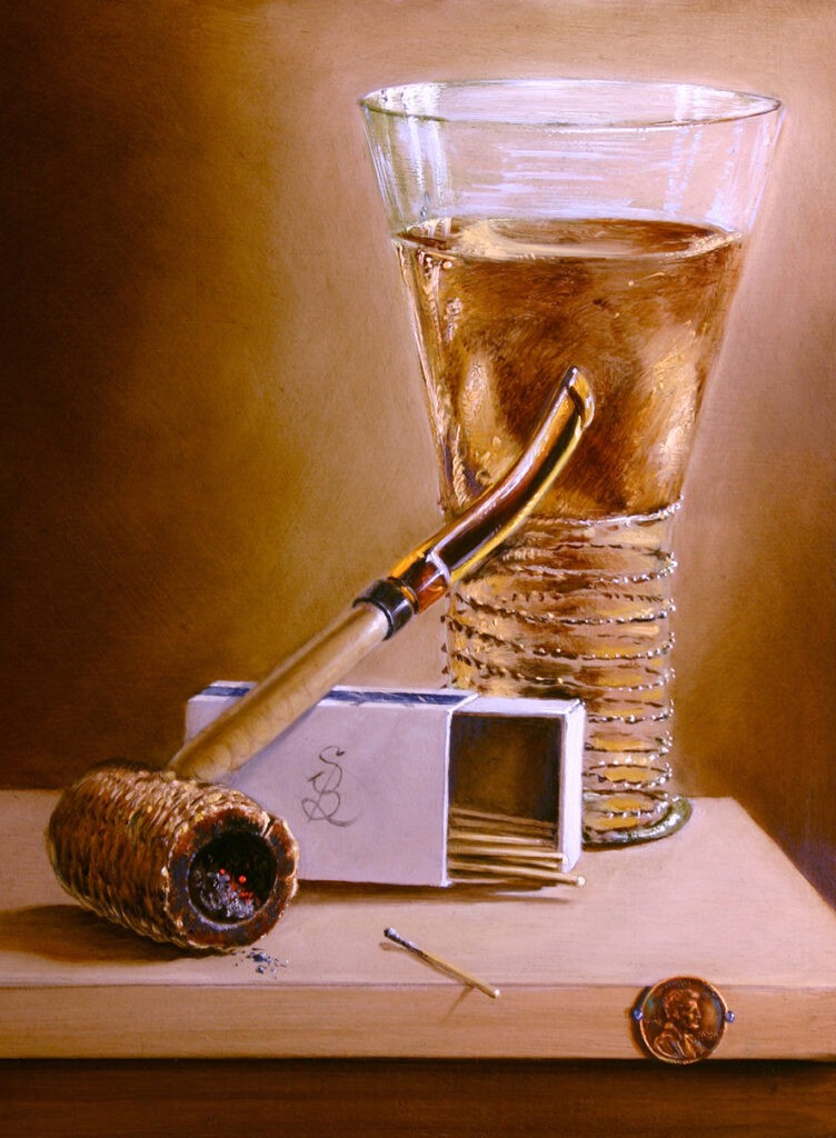 W. Scott Broadfoot | Smoke and Wine | Oil | 10 X 12 | Sold