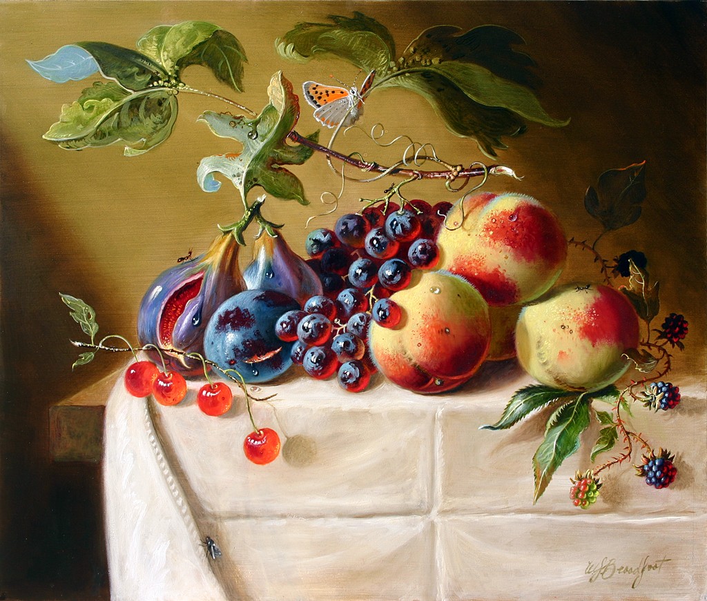 W Scott Broadfoot | Fruit Still Life | Oil | Sold