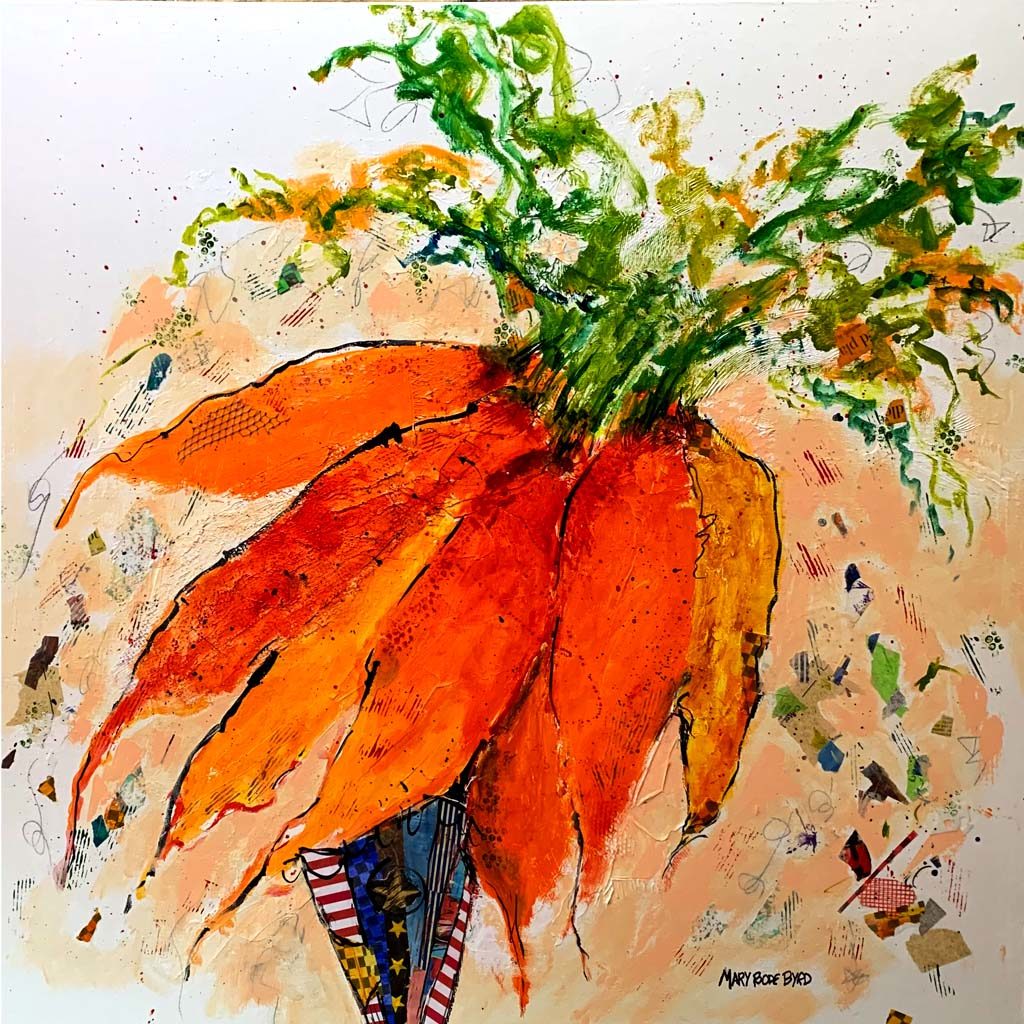 Carrots | Acrylic | 36 x 36 | $900