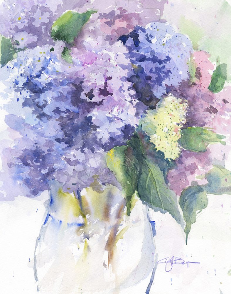 Cindy L. Beyer|Bounty From My Garden|Watercolor|Sold|Reproductions available