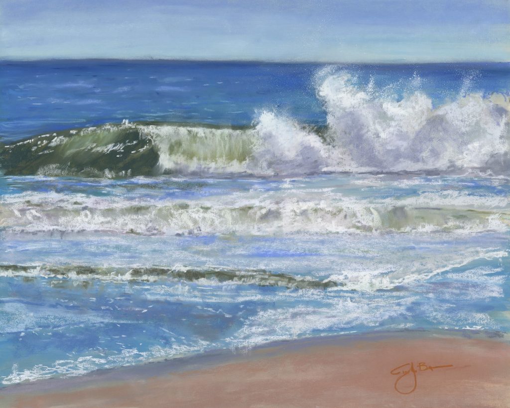 Cindy L. Beyer|Dance of the Sea Lace|Pastel|26"x29"|$1100