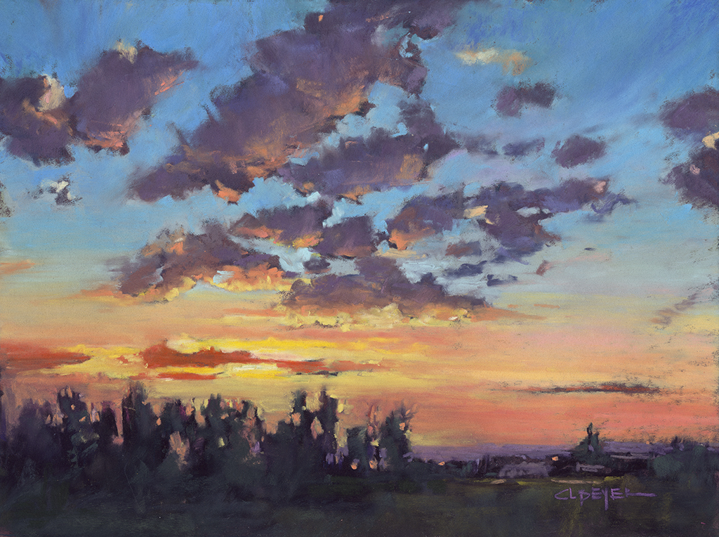 Cindy L. Beyer|Southwest Sunset|Pastel