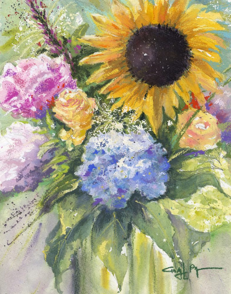 Cindy L. Beyer|Sunshine|Watercolor|Sold|Reproductions available