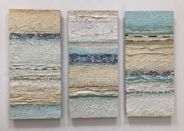 Laurie Fields | Nimbus Series | Handmade Paper | $800 | 25x14